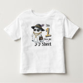 T-shirt Pour Les Tous Petits Halloween 1er anniversaire Funny One Boujee Ghost (Devant)