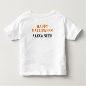 T-shirt Pour Les Tous Petits Halloween Chien Dalmatien Trick ou traitement (Dos)