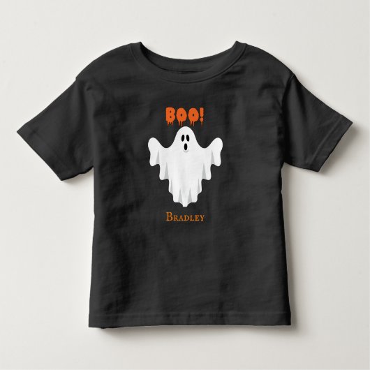 T-shirt Pour Les Tous Petits Halloween Cute Boo Ghost Toddler (Devant)