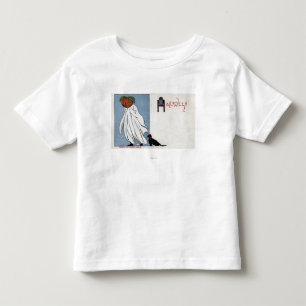 T-shirt Pour Les Tous Petits Halloween GreetingPumpkin sous la feuille