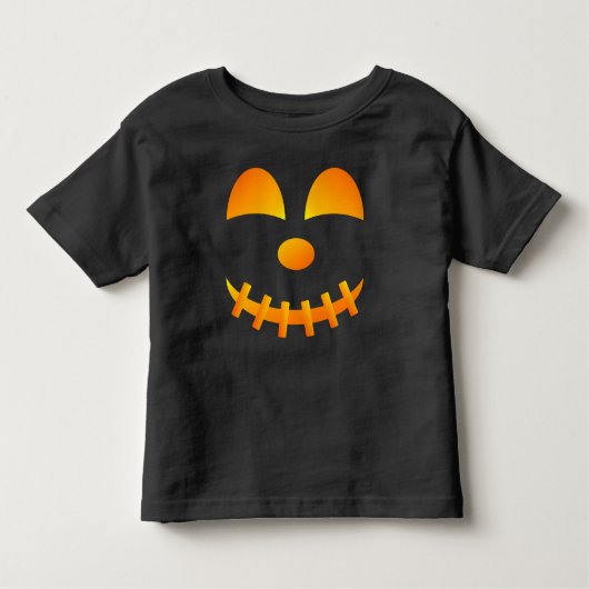 T-shirt Pour Les Tous Petits Halloween Jack-o'-lanterne mou face (Devant)