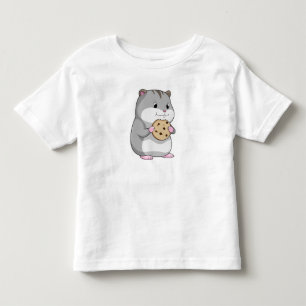T-shirt Pour Les Tous Petits Hamster avec Cookie