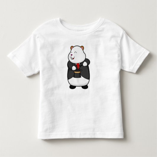 T-shirt Pour Les Tous Petits Hamster en magicien avec baguette magique et Casqu (Devant)