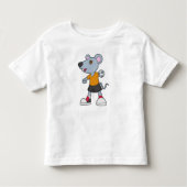 T-shirt Pour Les Tous Petits Handball de souris (Devant)
