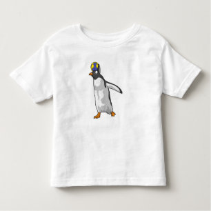 T-shirt Pour Les Tous Petits Handball joueur de pingouin Handball