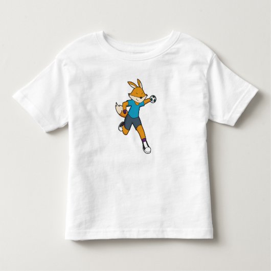 T-shirt Pour Les Tous Petits Handball joueur Fox (Devant)