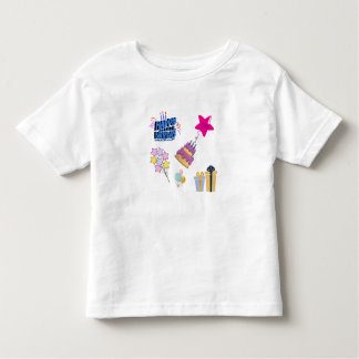T-shirt Pour Les Tous Petits Happy Birthday Bear Celebration" or "Birthday Bear