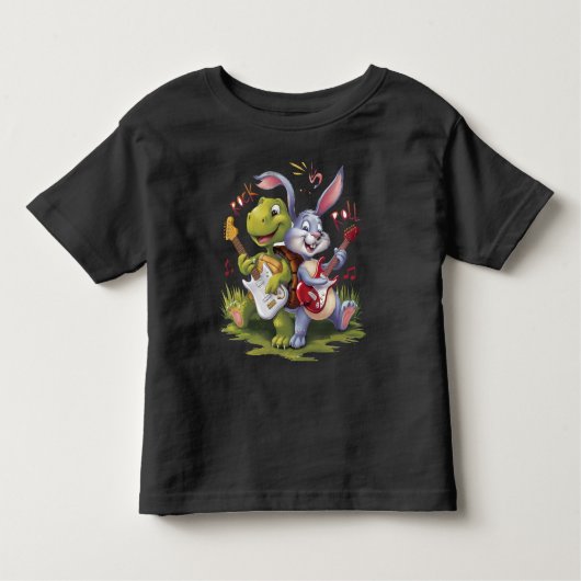 T-shirt Pour Les Tous Petits Harmonie Mélodique Rock And Roll (Devant)