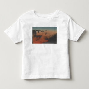T-shirt Pour Les Tous Petits Hawaï - vue de volcan de Kilauea dans l'ha