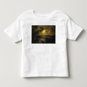 T-shirt Pour Les Tous Petits Helgoland dans le clair de lune, 1851