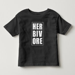 T-shirt Pour Les Tous Petits Herbivore mangeur Plante