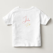 T-shirt Pour Les Tous Petits Hérisson aquarelle 2e deuxième deux ans (Dos)