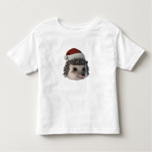 T-shirt Pour Les Tous Petits Hérisson De Noël Ou Opossum Portant Le Costum Père