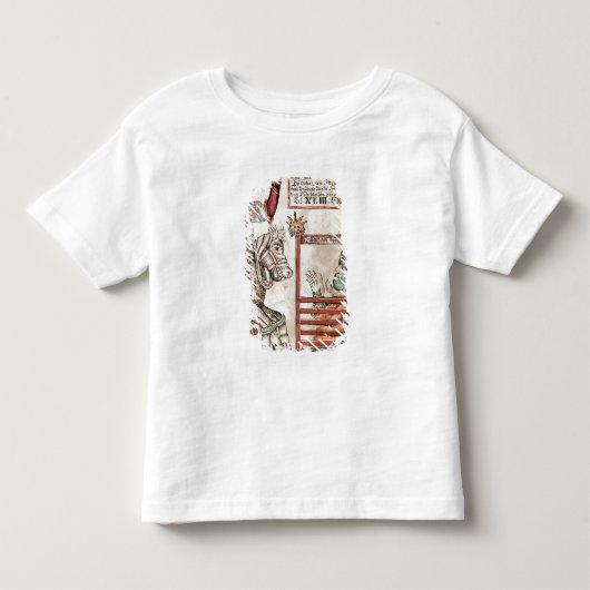 T-shirt Pour Les Tous Petits Hermod à cheval sur Sleipnir (Devant)