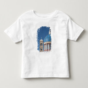 T-shirt Pour Les Tous Petits Hermoupolis, île de Syros, Grèce. Dôme bleu de