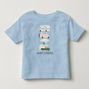T-shirt Pour Les Tous Petits HEUREUX CAMPER Campervan vanlife RV Trailer PERSON