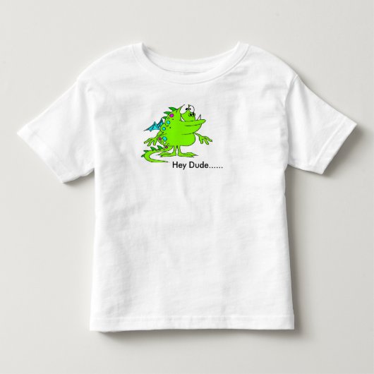 T-shirt Pour Les Tous Petits Hey Mec....... Tee (Devant)