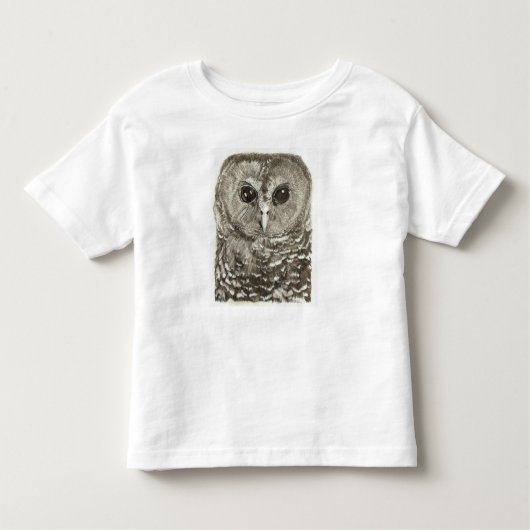 T-shirt Pour Les Tous Petits Hibou ! (Devant)