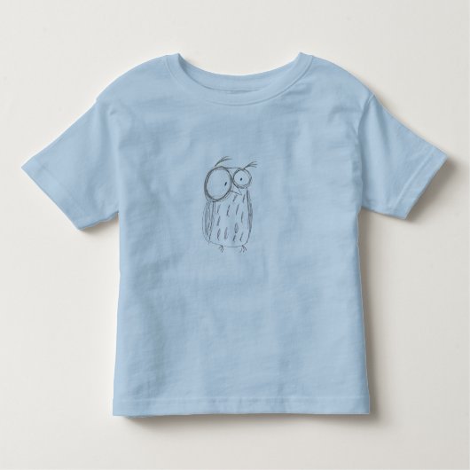 T-shirt Pour Les Tous Petits hibou (Devant)