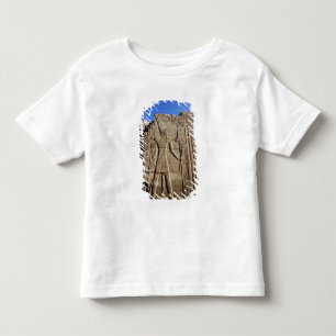 T-shirt Pour Les Tous Petits Hiéroglyphes anciens sur le mur, Temple de Karnak,