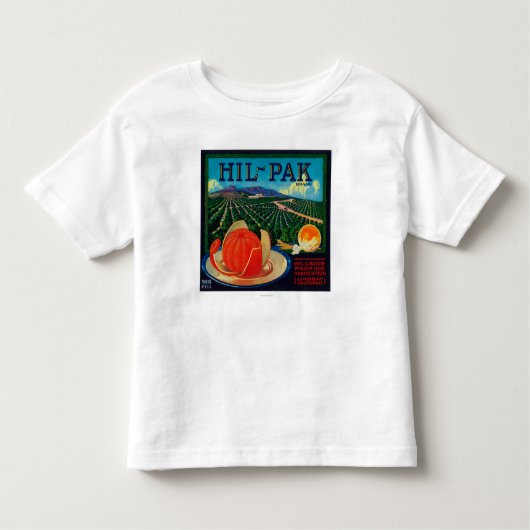 T-shirt Pour Les Tous Petits Hil PAK LabelLindsay orange, CA (Devant)