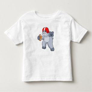 T-shirt Pour Les Tous Petits Hippo à Football Sports