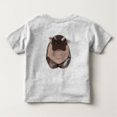 T-shirt Pour Les Tous Petits hippopotame de Moodeng (Dos)