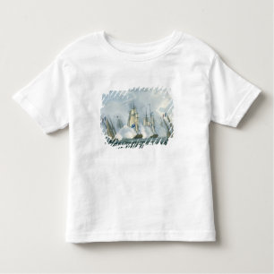 T-shirt Pour Les Tous Petits HMS Sirius, capitaine Rowse engageant un Squadr