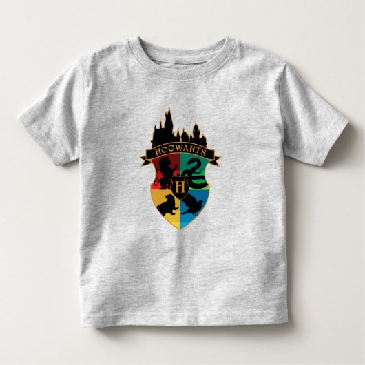 T-shirt Pour Les Tous Petits HOGWARTS™ Castle Crest House Pride Badge (Devant)