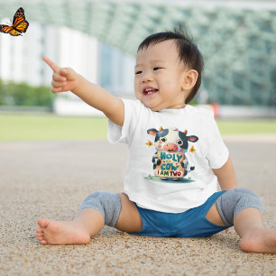 T-shirt Pour Les Tous Petits Holy Cow, j'ai deux ans !