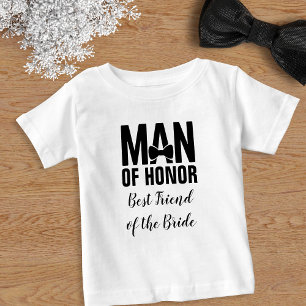T-shirt Pour Les Tous Petits Homme d'honneur Meilleure amie de la mariée