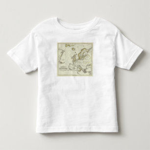 T-shirt Pour Les Tous Petits Hommes riches du nord vers le bas à XIIth de
