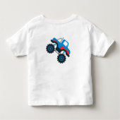 T-shirt Pour Les Tous Petits Honer beep vroom monstre camions garçon anniversai (Dos)
