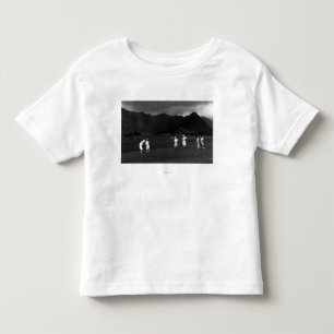 T-shirt Pour Les Tous Petits Honolulu, Hawaï - golfeurs jouant au pays