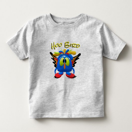 T-shirt Pour Les Tous Petits Hoo Owl Bird Monster Caractère (Devant)