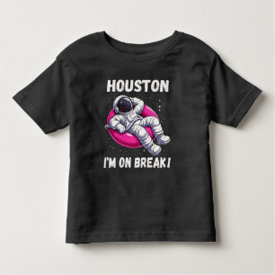 T-shirt Pour Les Tous Petits Houston, I'm on Break - L'astronaute relaxant