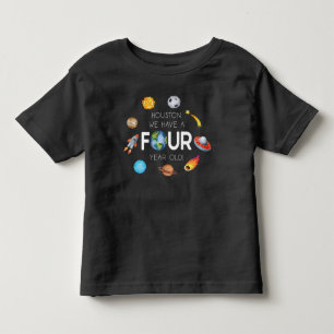 T-shirt Pour Les Tous Petits Houston Nous avons quatre ans 4e fête d'anniversai