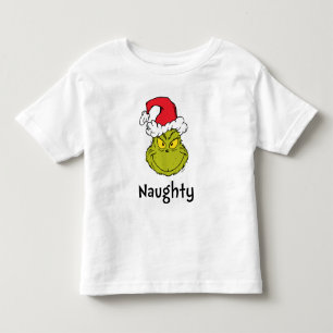T-shirt Pour Les Tous Petits How Grinch Stole Christmas   Naughty Grinch