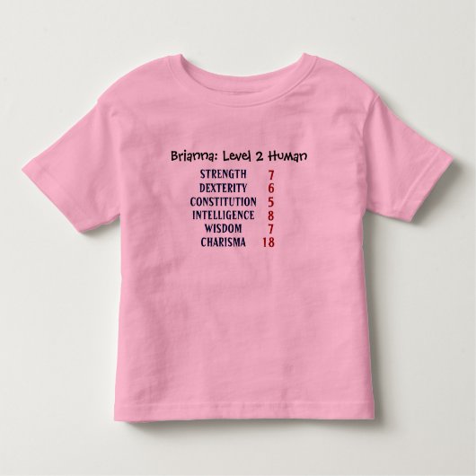 T-shirt Pour Les Tous Petits Humain du niveau 2 (Devant)