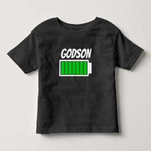 T-shirt Pour Les Tous Petits Humour d'énergie à batterie haute Godson