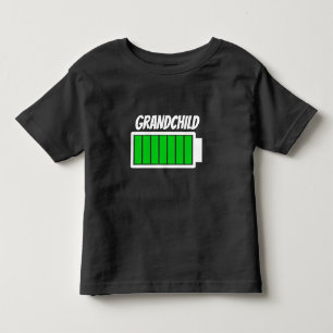T-shirt Pour Les Tous Petits Humour d'énergie de grande batterie