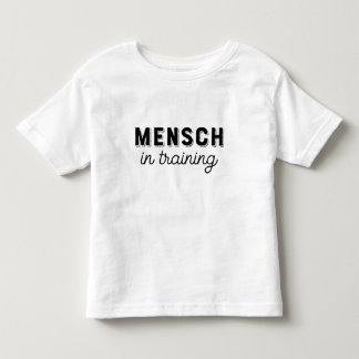 T-shirt Pour Les Tous Petits Humour juif Mensch en formation