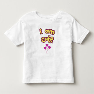 T-shirt Pour Les Tous Petits I am cute
