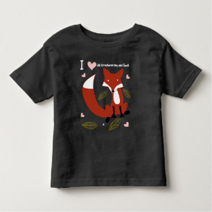 T-shirt Pour Les Tous Petits I Heart Toutes les Créatures Gros et Petits