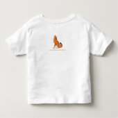T-shirt Pour Les Tous Petits I love WOLVES - Graphique animal - faune (Dos)