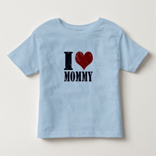 T-shirt Pour Les Tous Petits I maman de coeur (Devant)