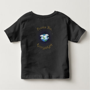 T-shirt Pour Les Tous Petits "I Play For Team Earth" Population Mondiale Person
