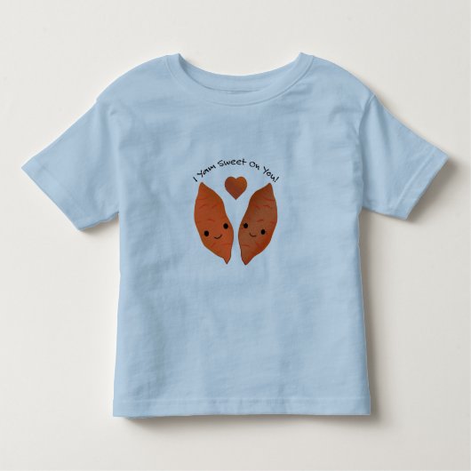 T-shirt Pour Les Tous Petits I Yam Sweet Cute Sweet Potato (Devant)