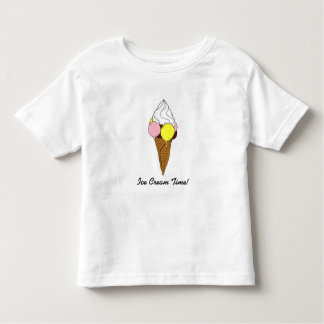 T-shirt Pour Les Tous Petits ICE Cream temps Shirt