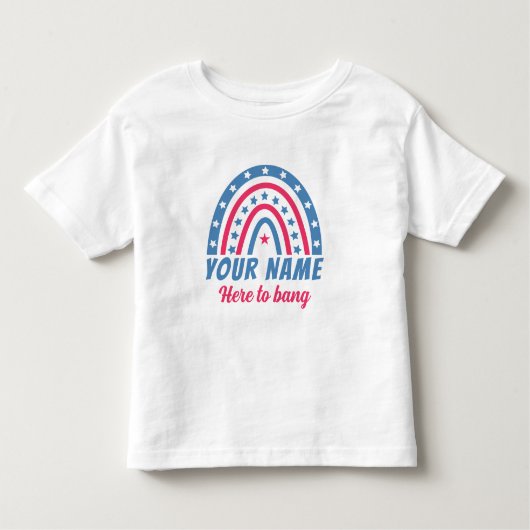 T-shirt Pour Les Tous Petits Ici pour bang (Devant)